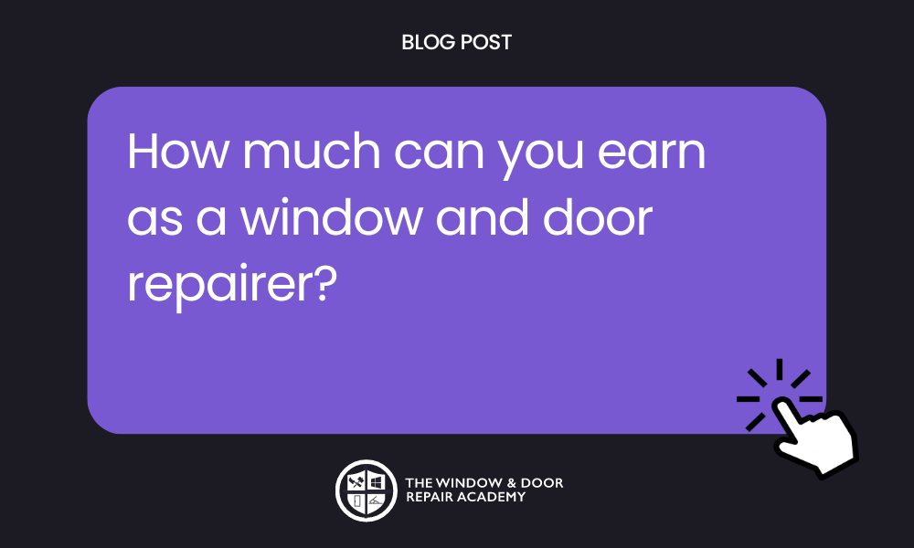 How much can you earn as a window and door repairer